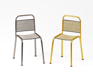 rawhide seating gold chair