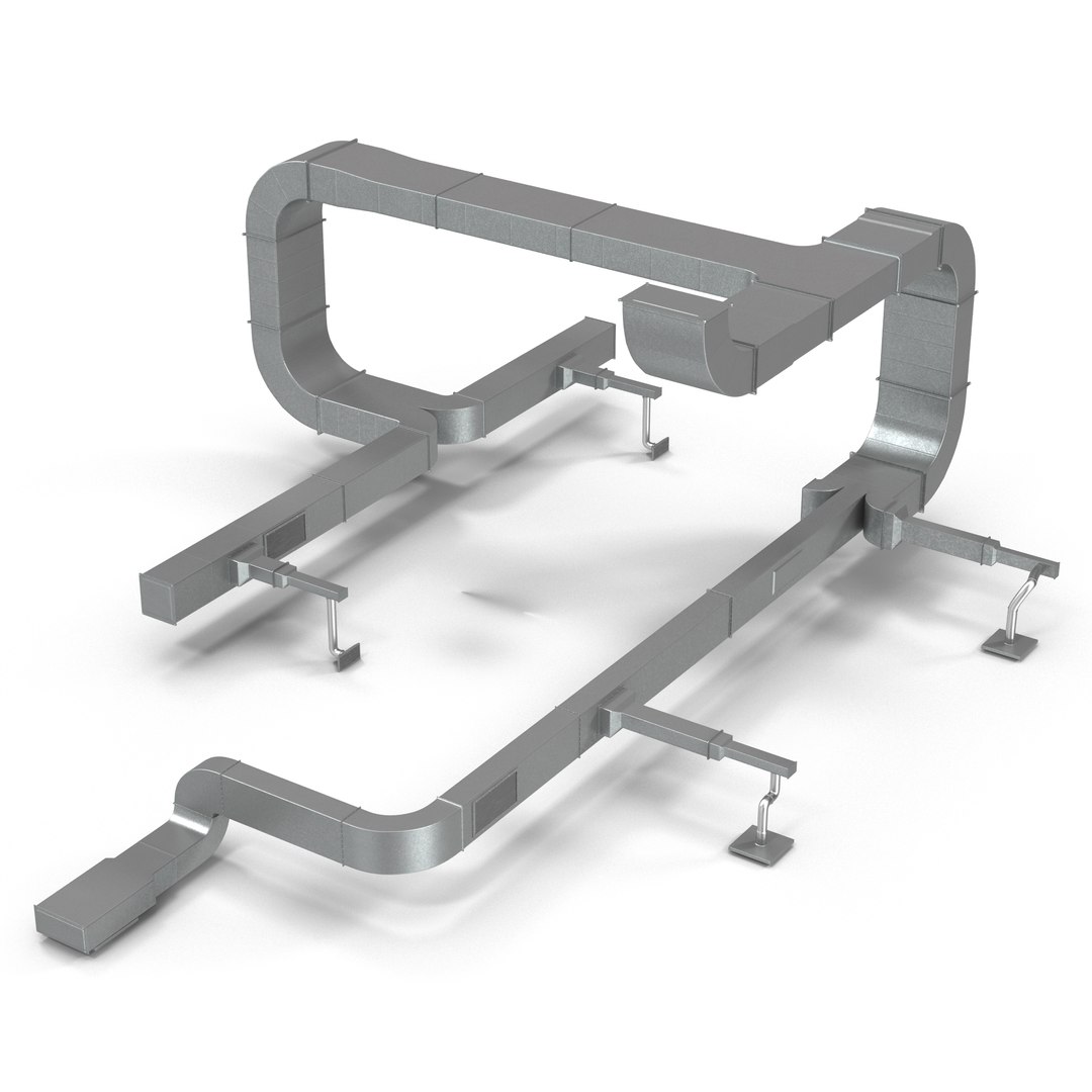 Air Conditioning Ducting 3D model preview