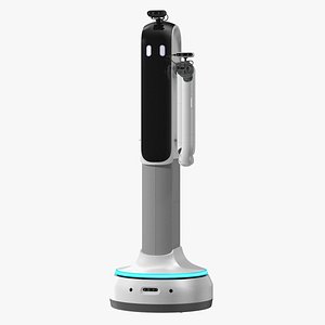 3D Samsung Bot Handy Rigged for Cinema 4D