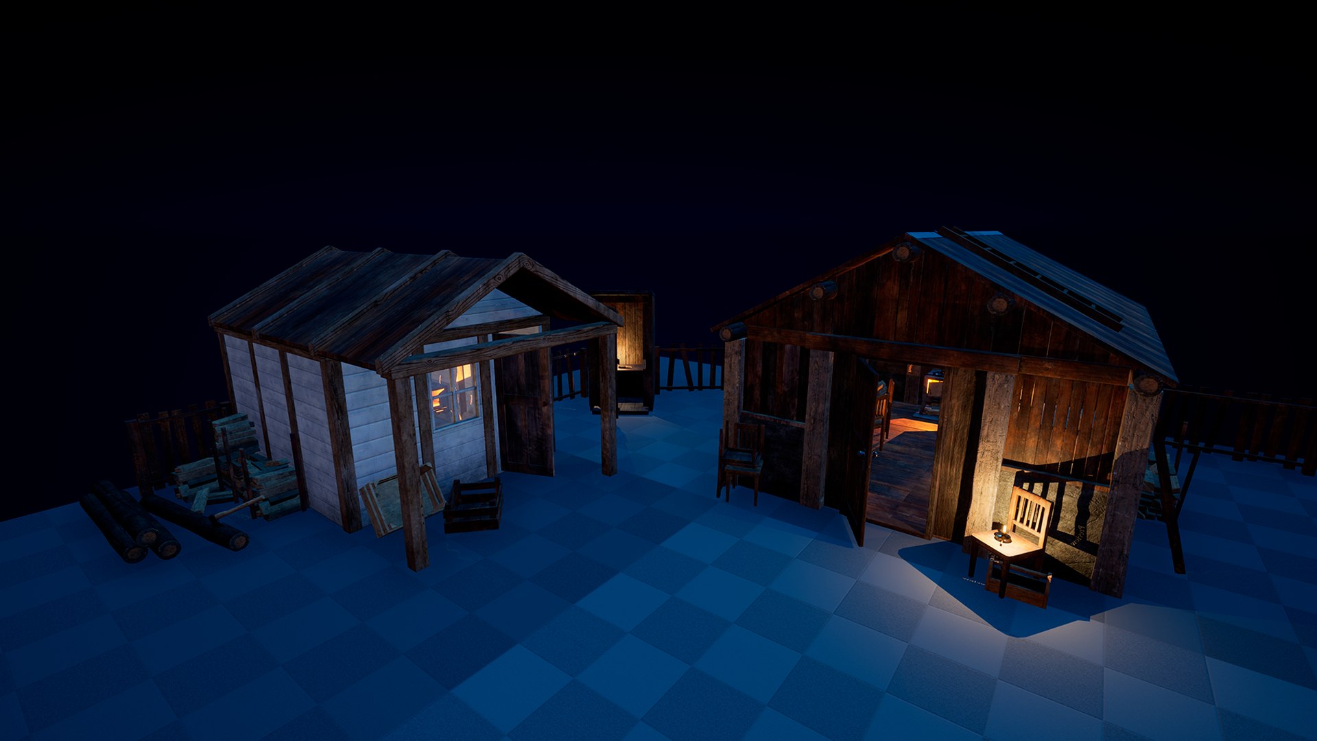 Modular Huts Asset 3D Model - TurboSquid 1752044