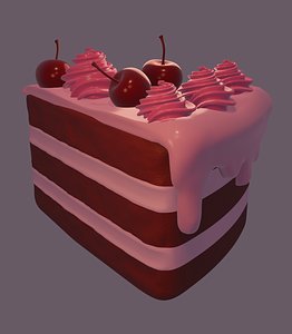 cake piece model