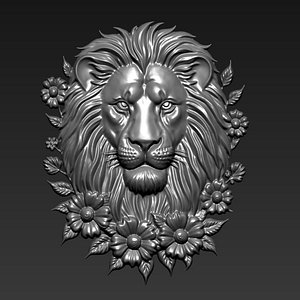 Lion Head 3D model