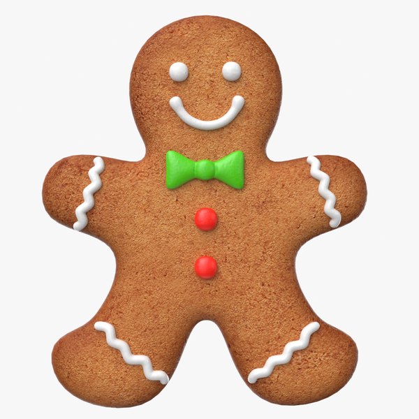 gingerbread cookie ginger 3d model