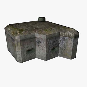 3ds max small bunker