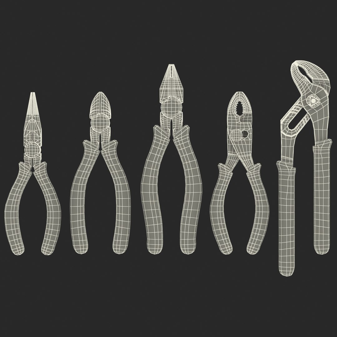 plier set 5 piece 3d model https://p.turbosquid.com/ts-thumb/aY/GIOzsv/G3P3cXQL/plierset5piece3dmodels31/jpg/1425718992/1920x1080/fit_q87/bd3a074e53da6d3704e90eaac3d2407db57a5e4b/plierset5piece3dmodels31.jpg
