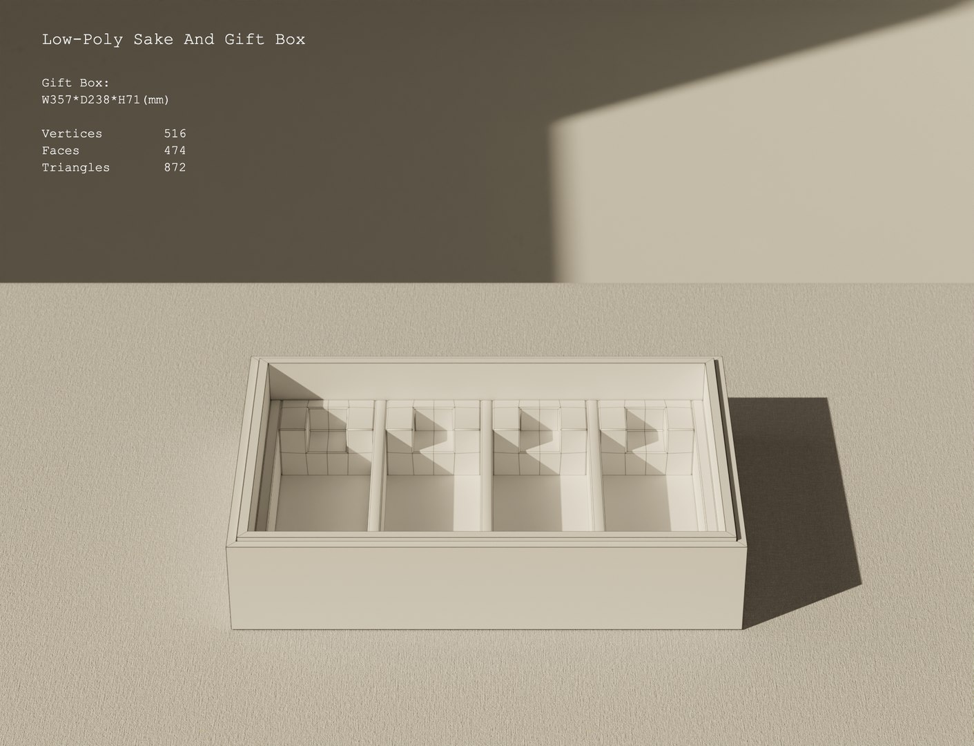 3D Low-Poly Sake And Gift Box https://p.turbosquid.com/ts-thumb/aY/IT9EAW/6I/image042/png/1678376783/1920x1080/fit_q87/39a745bfe81e9ed08e1af49c0315561f43674b03/image042.jpg