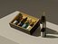 Sake i pudełko upominkowe Low-Poly