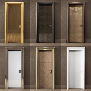 realistic doors ianus architectural 3D model