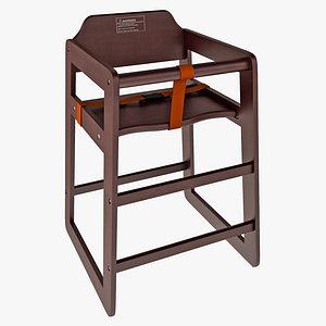 3d model finish stacking chair winco
