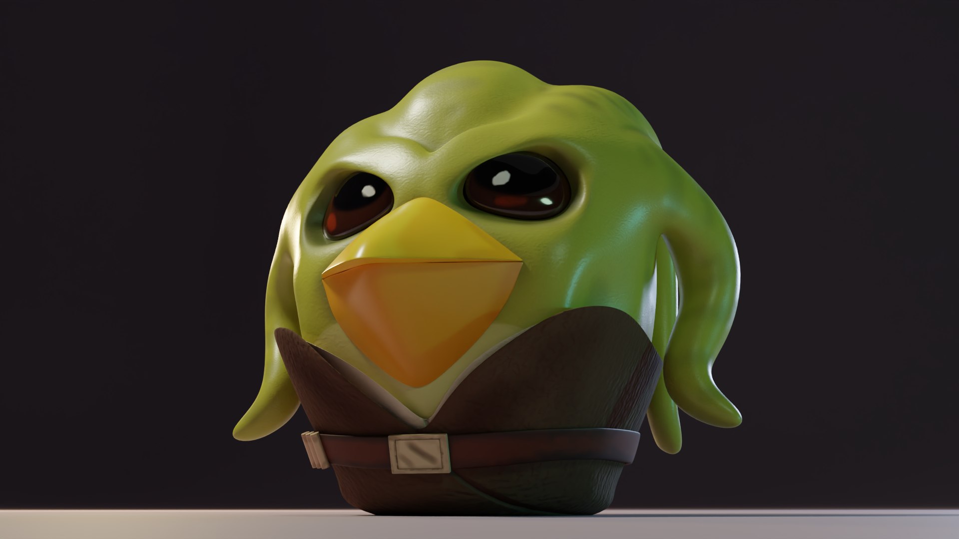 3D Kit Fisto Angry Bird - TurboSquid 2038073