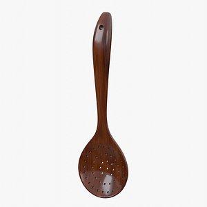 Wooden Strainer Spoon