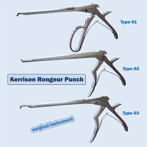 Kerrison Rongeur Punch 3D model