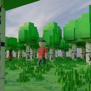 Cubic Wilderness Explorer 3D model