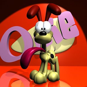 3d odie rigged
