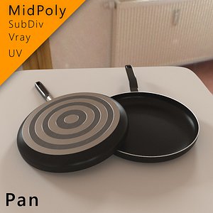3d frying pan