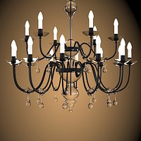 luminare traditional classic chandelier glass crystal
