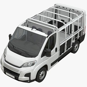 Global commercial van L1H1 3D model