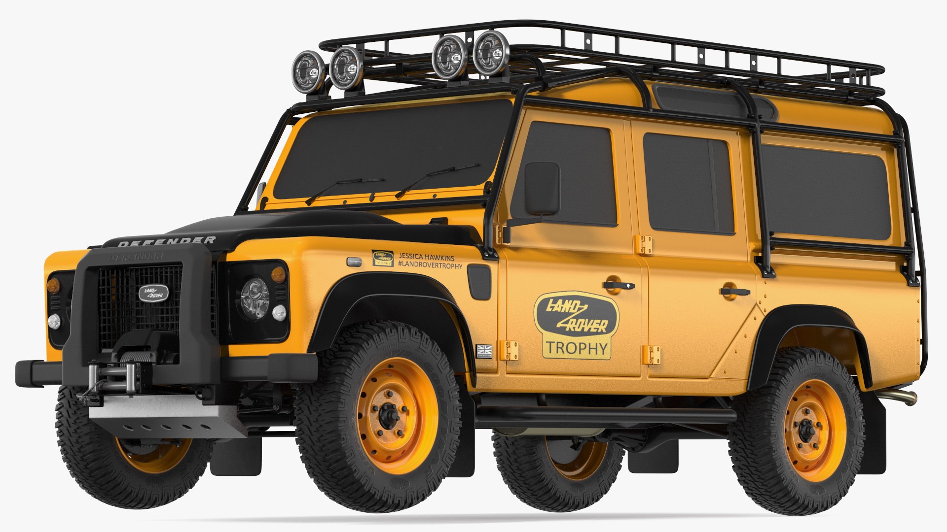 Land Rover Defender Clean Exterior Only 3D model preview
