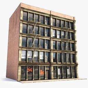 soho facade architecture 3D model