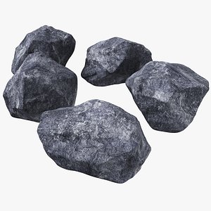 granite stones 3D