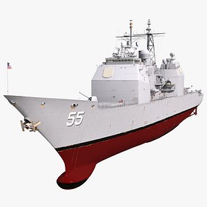 uss leyte gulf cg-55 3d model