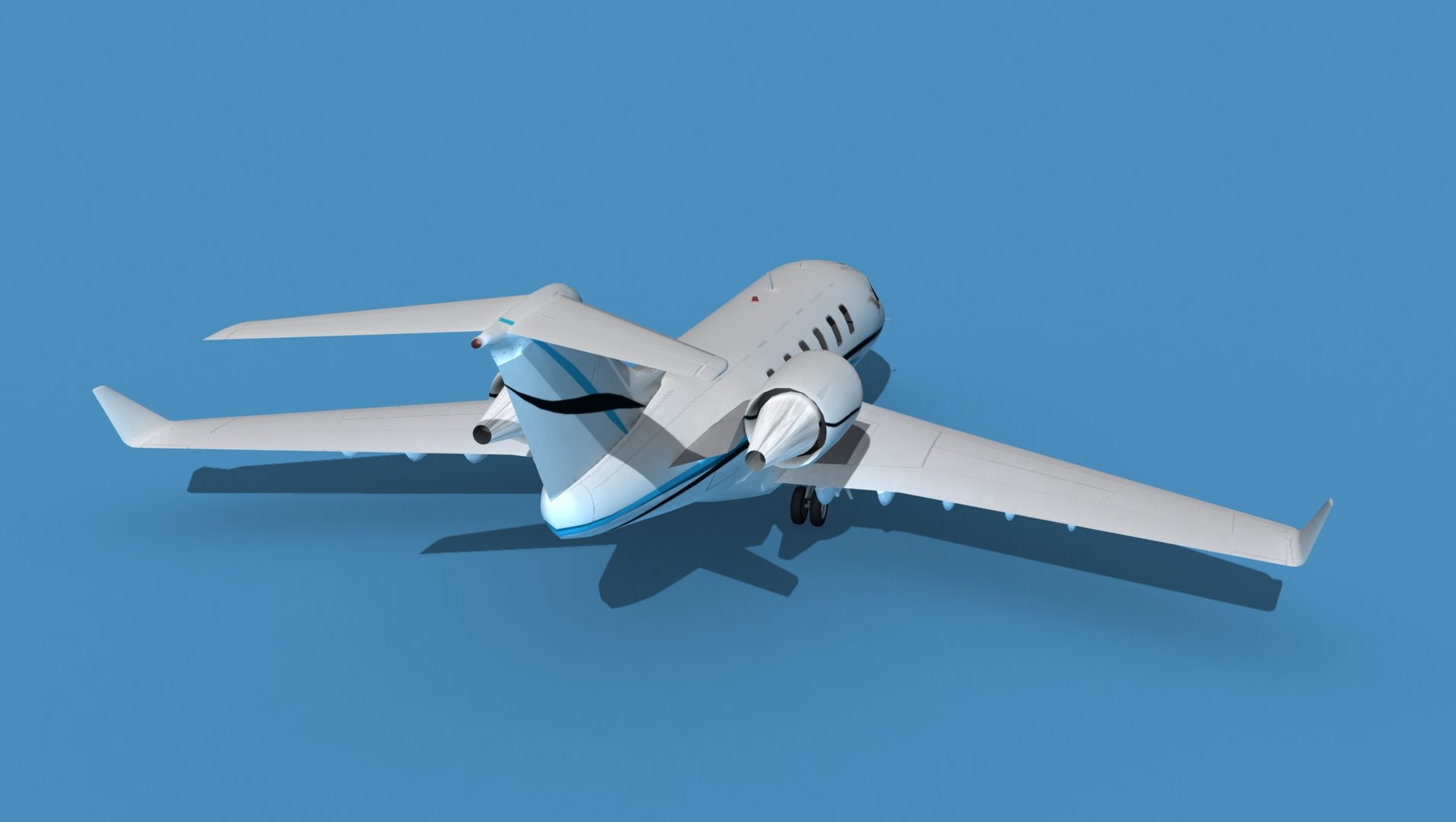 Bombardier CL604 Challenger V02 3D - TurboSquid 1913565