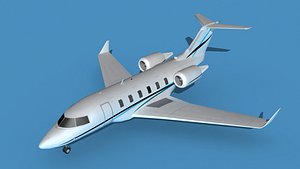 Bombardier CL604 Challenger V02 3D
