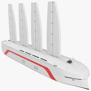 Futuristic Ship Sail Powered