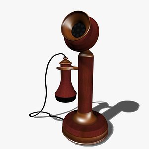 Vintage Wooden Telephone