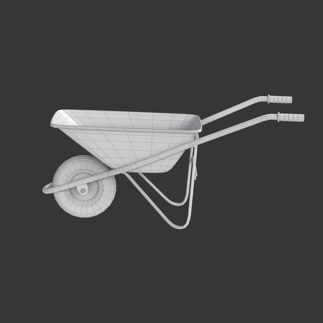 Wheelbarrow 3D Model - TurboSquid 2346555
