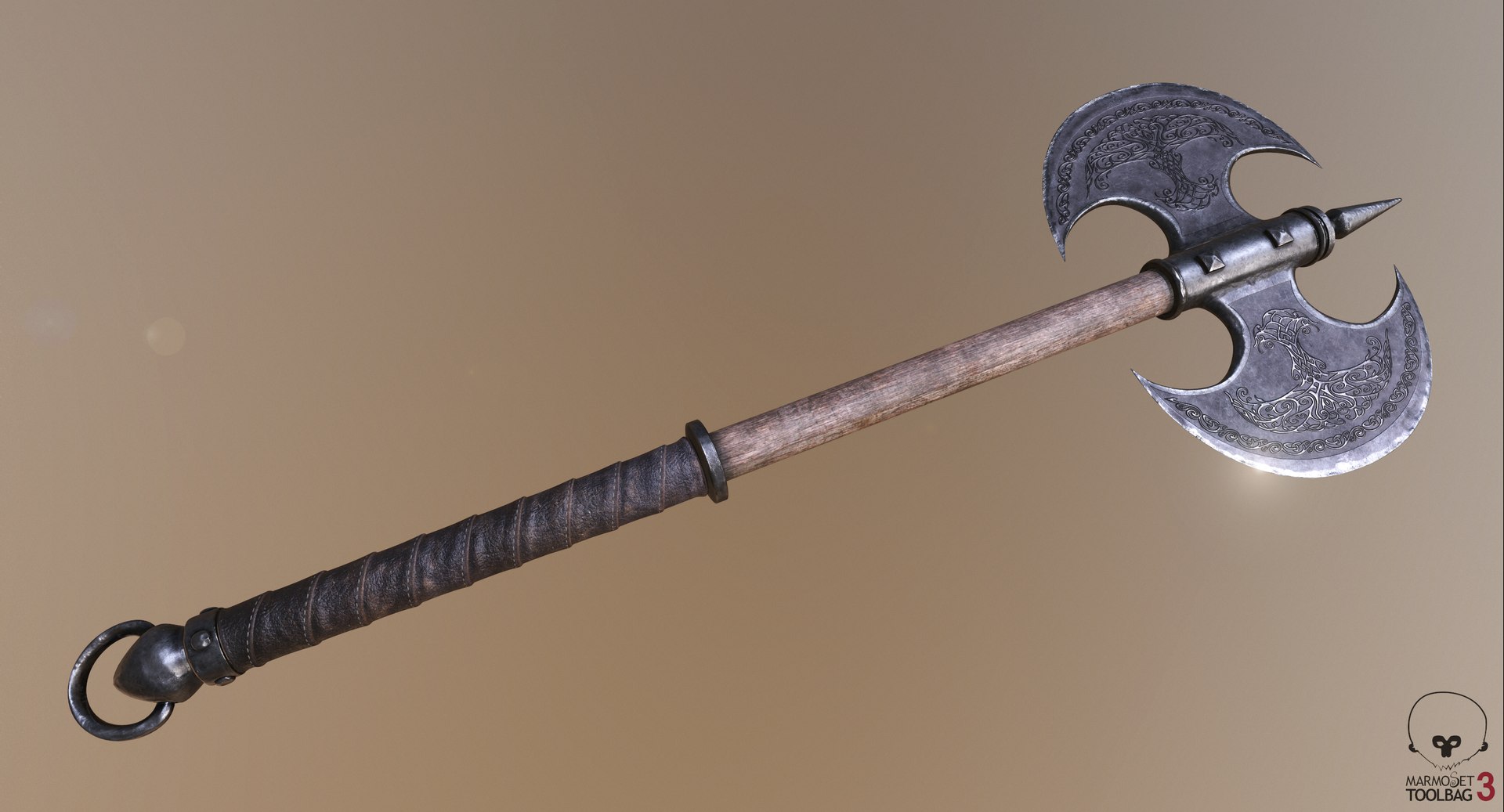 bladed battleaxe 3d model https://p.turbosquid.com/ts-thumb/aY/rr9IYA/cdHj8rlT/battleaxe_22/png/1526037127/1920x1080/fit_q87/ddc234a3a42fcf426afa4c0534be3d0cbc558796/battleaxe_22.jpg
