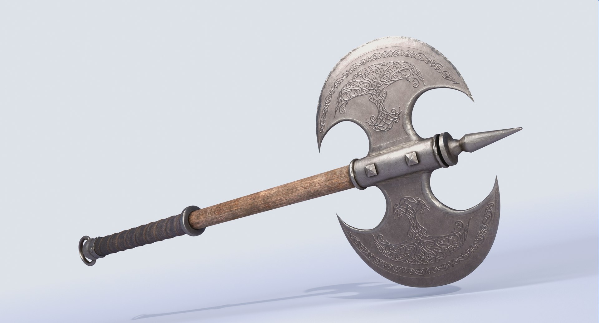 bladed battleaxe 3d model https://p.turbosquid.com/ts-thumb/aY/rr9IYA/dgdgC9lw/battleaxe_06/png/1526037126/1920x1080/fit_q87/ecbaea0fb68a7e52db7eadf6598e9d163259911d/battleaxe_06.jpg