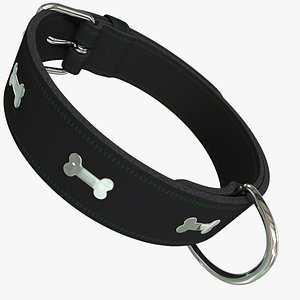 dog necklace 3d model