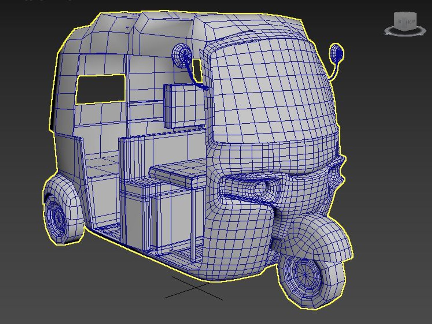 3D autorickshaw vehicle model - TurboSquid 1471294