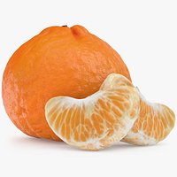 Whole Mandarin with Slice