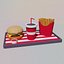 Фастфуд Combo Low Poly