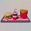 Фастфуд Combo Low Poly
