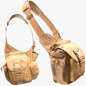 3D Tactical Shoulder Bag 126 - All MH Bodies and UE5 Skeletons - Rigged