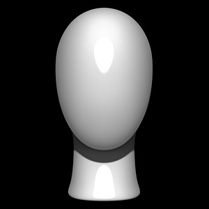 3D mannequin head man