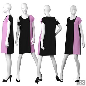 3d woman mannequin model