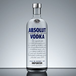 Absolut Vodka Bottle