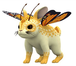 monarch bunnyfly 3D model