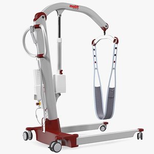 Patient Lift Molift Mover 205 with FlexiStrap Rigged