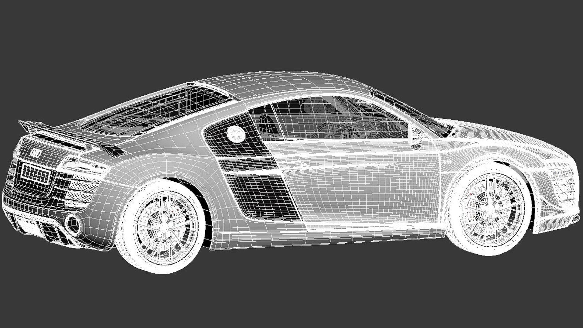 2015 Audi R8 3d Model