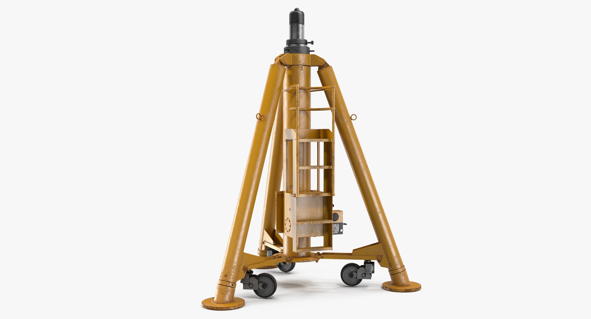 Aircraft Tripod Jack 3D model preview