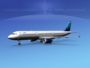 scale airbus jets 3d 3ds