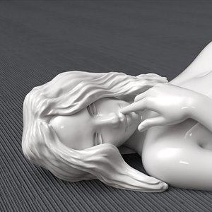 Woman nude printable model