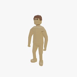 3D LOW POLY Base Char Male