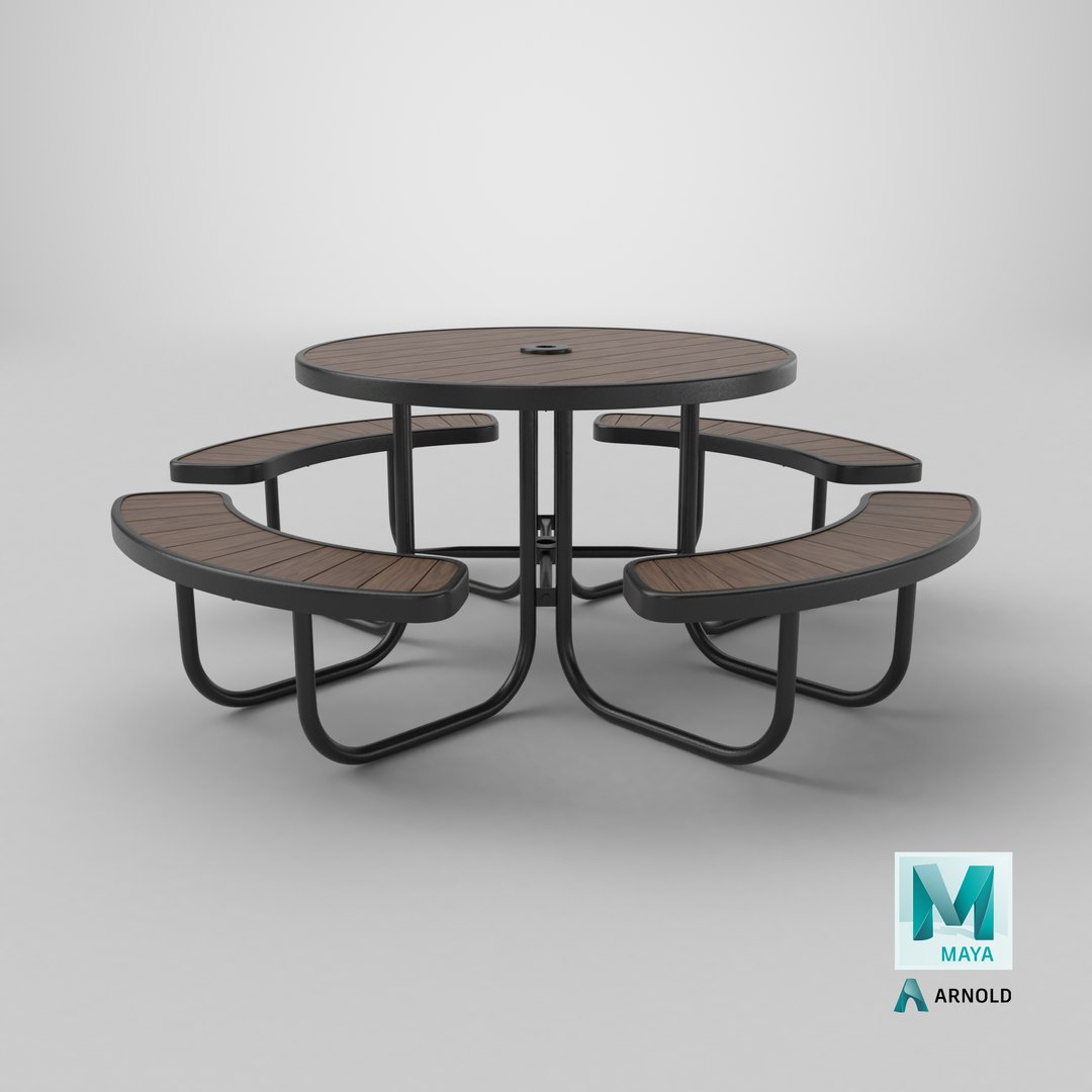 Picnic Table model https://p.turbosquid.com/ts-thumb/aZ/Uq7Eet/rD/stemcell_maya_arnold_render/png/1771235679/1920x1080/fit_q87/3ad8067eaa3626be460ec3b5b496bb98be093689/stemcell_maya_arnold_render.jpg