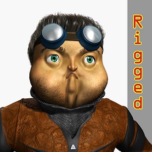 man owl 3D model